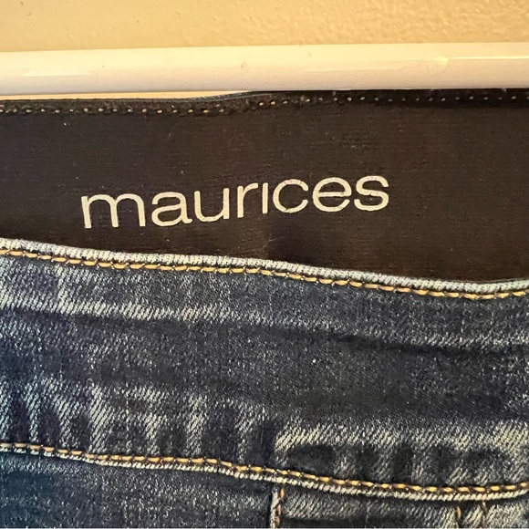 SOLD.  MAURICES Womens Jeggings Skinny Leg Stretch Blue Size SR Small Regular - Picture 6 of 10